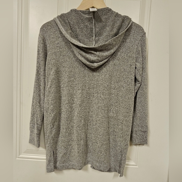 COPY - Melrose and market Heathered gray ultra soft hoodie Cardigan size M - Picture 2 of 5